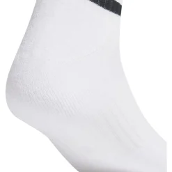 adidas 3 Stripes Cushioned Sportswear Socks 3 Pairs Womens in White