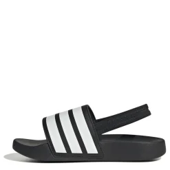 adidas Adilette Estrap Slides Kids in Black