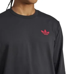 adidas Ajax Amsterdam Graphic Long Sleeve T-Shirt Adults in Black