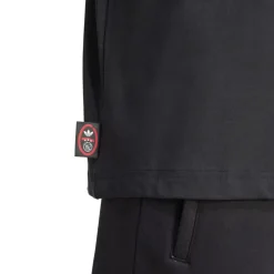 adidas Ajax Amsterdam Graphic Long Sleeve T-Shirt Adults in Black