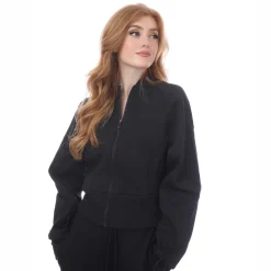 adidas Allover Print Track Top in Black