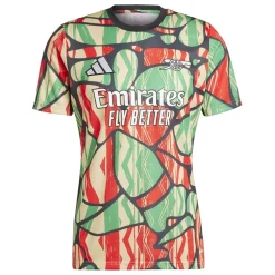 adidas Arsenal Pre Match Shirt 2024 2025 Adults in Red
