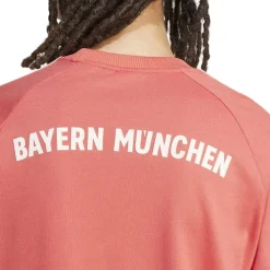 adidas Bayern Munich Originals 3 Stripe T-Shirt Adults in Red