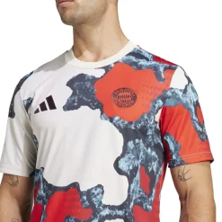 adidas Bayern Munich Prematch Shirt 2024 2025 Adults in Red