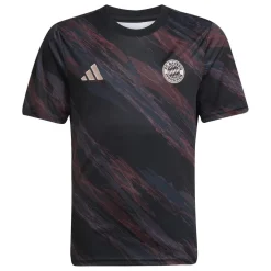 adidas Bayern Pre Match Shirt 2025 2026 Juniors in Black