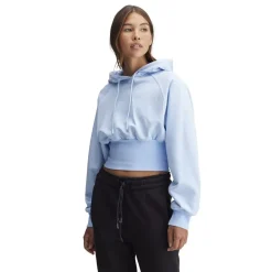 adidas by Stella McCartney Cropped Hoodie in Blue