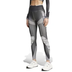adidas by Stella McCartney Graphic Print Yoga Leggings in Grey