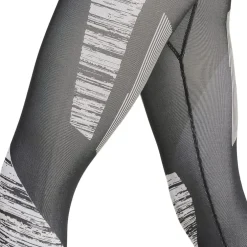 adidas by Stella McCartney Graphic Print Yoga Leggings in Grey