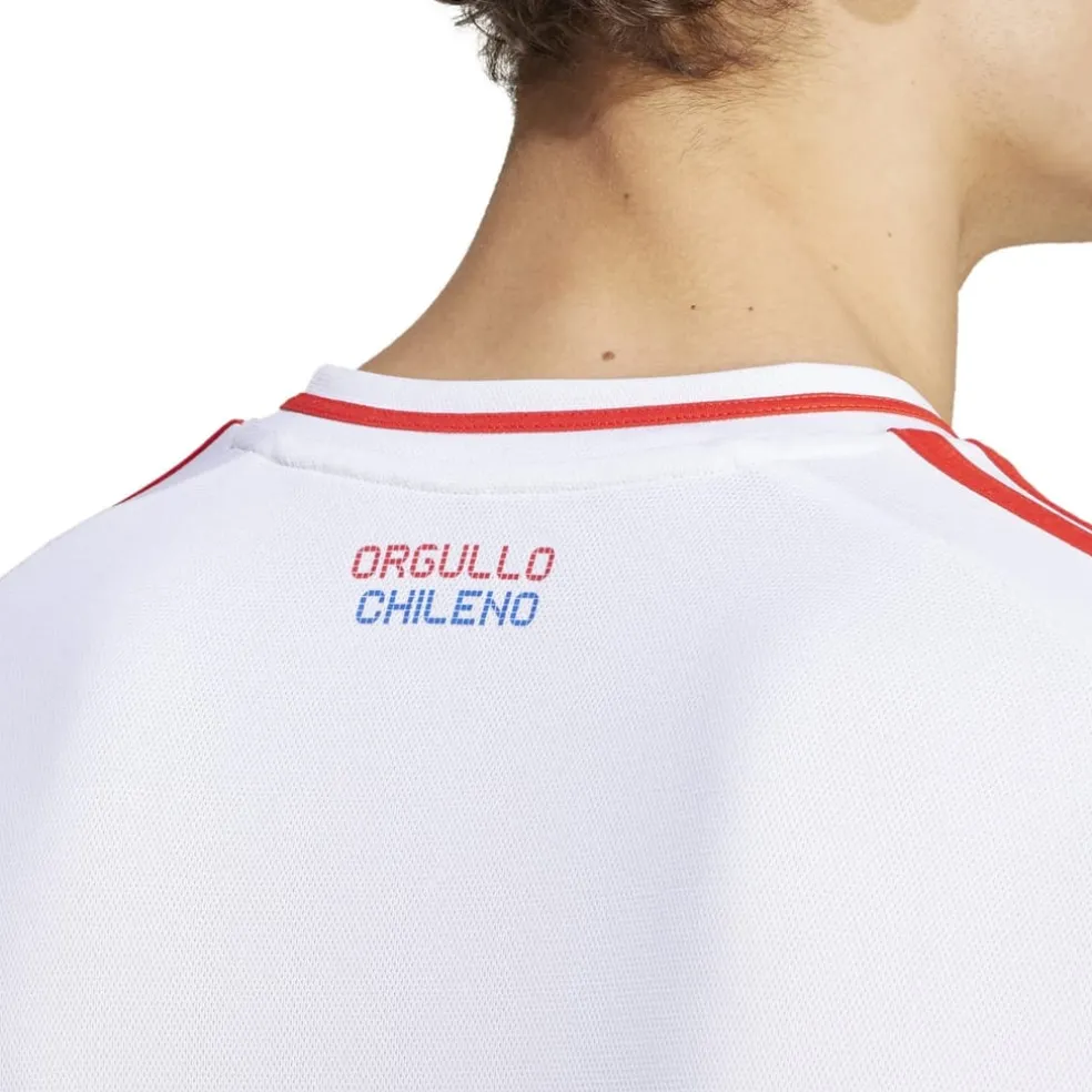 adidas Chile Away Shirt 2024 Adults in White