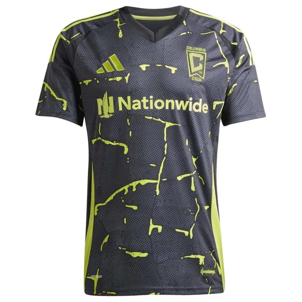 adidas Columbus Crew Away Shirt 2024 2025 Adults in Black