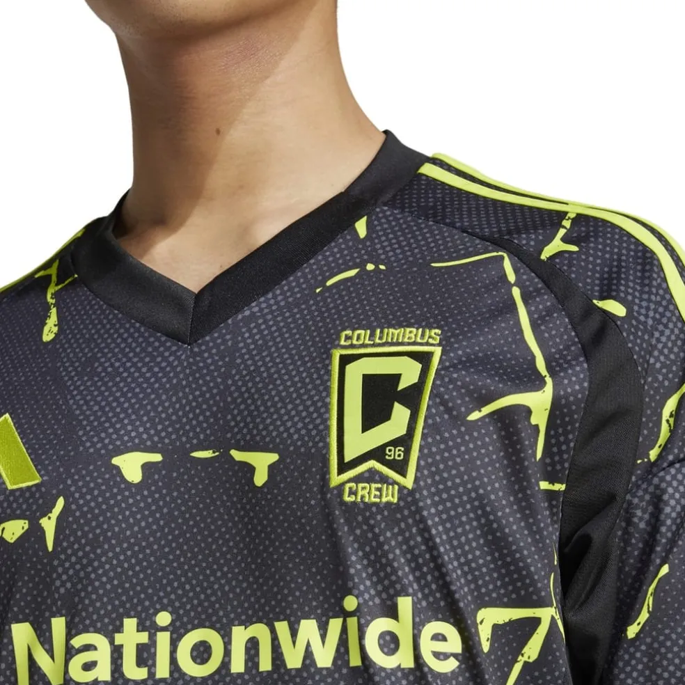 adidas Columbus Crew Away Shirt 2024 2025 Adults in Black
