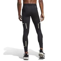 adidas Compression Fit Running Athletic Pants in Black