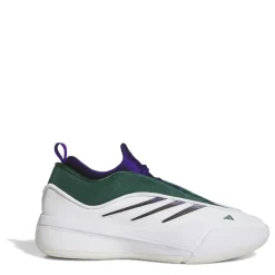 adidas Dame 9 Basketball Trainers Boys in White