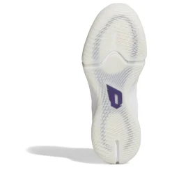 adidas Dame 9 Basketball Trainers Boys in White