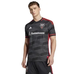 adidas Dc United 2024 2025 Home Shirt Adults in Black