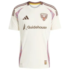 adidas Dc United Away Shirt 2025 2026 Adults in Beige