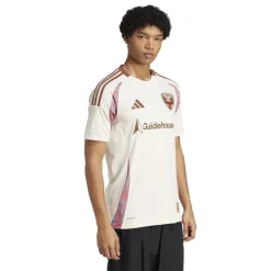 adidas Dc United Away Shirt 2025 2026 Adults in Beige
