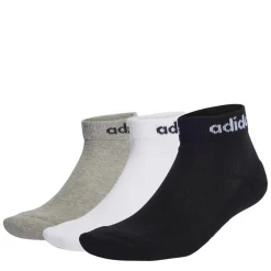 adidas Essentials Ankle 3 Pack Socks in Multi