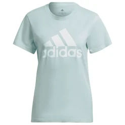 adidas Essentials Logo T-Shirt in Blue