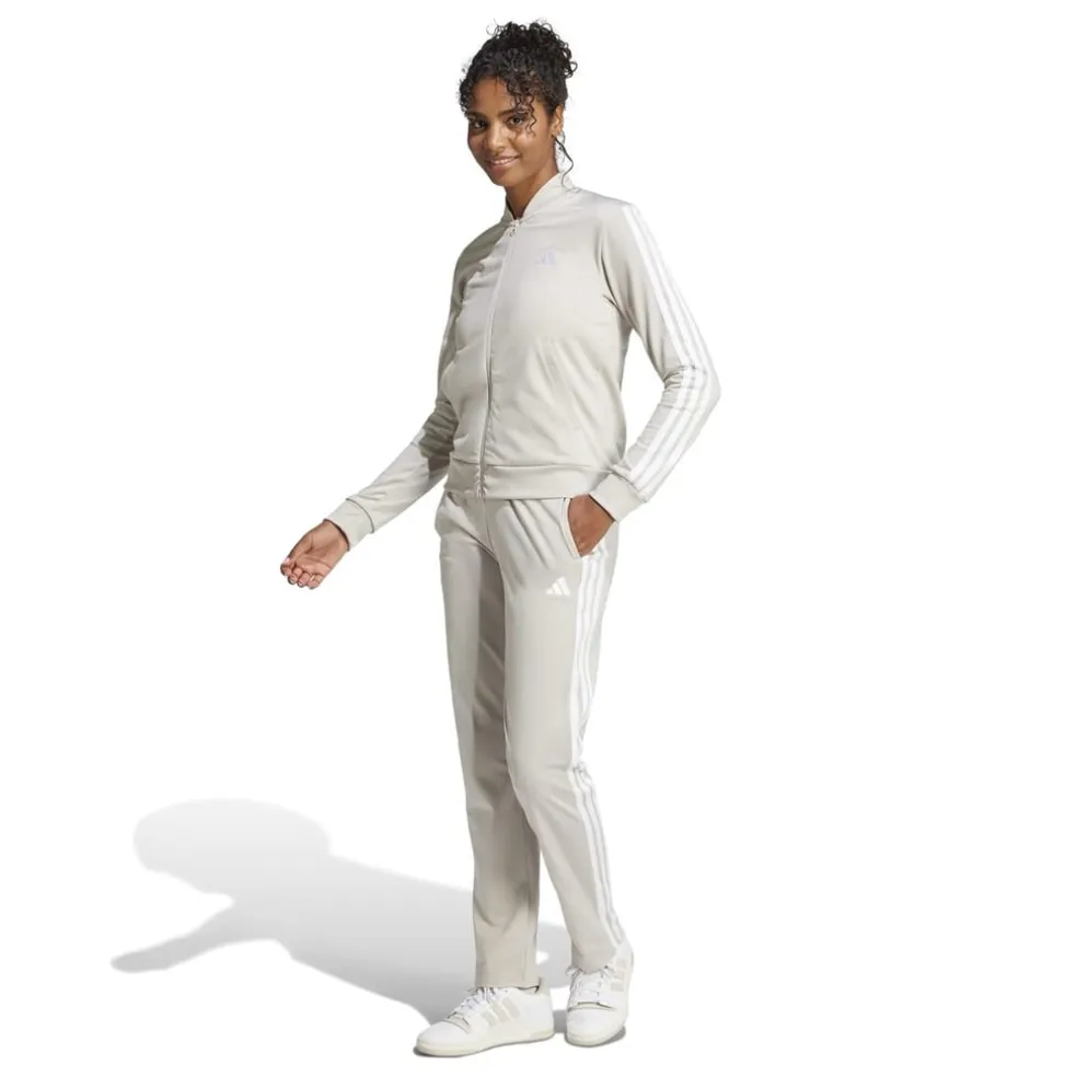 adidas Essentials 3stripes Tracksuit in Grey