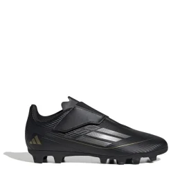 adidas F50 Club Childrens Flexible Ground Football Boots in Black