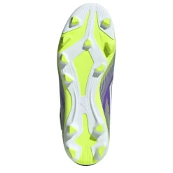 adidas F50 Club Childrens Firm Ground Football Boots in Purple