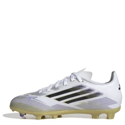 adidas F50 League Juniors Firm Ground Football Boots in White