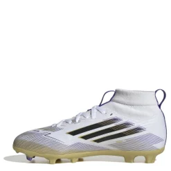 adidas F50 League Juniors Firm Ground Football Boots in White