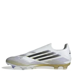 adidas F50 League Laceless Adults Firm Ground Football Boots in White