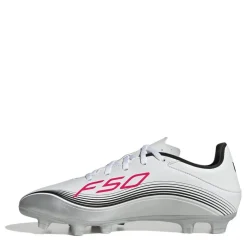 adidas F50 Messi Club Adults Firm Ground Football Boots in White