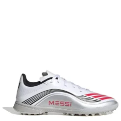 adidas F50 Messi League Juniors Astro Turf Football Boots in White