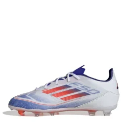 adidas F50 Pro Childrens Firm Ground Football Boots in White