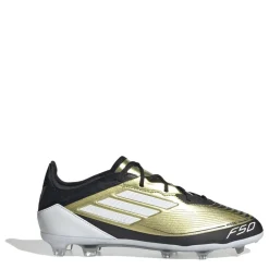 adidas F50 Pro Juniors Firm Ground Football Boots in Gold