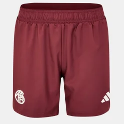 adidas FC Barcelona Soccer Logo Shorts in Red