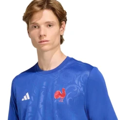 adidas France Supporter T-Shirt 2025 Adults in Blue