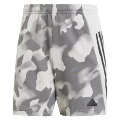 adidas Future Icons 3 Stripes Allover Print Shorts in Multi