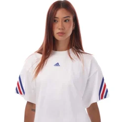 adidas Future Icons 3-Stripes T-Shirt in White
