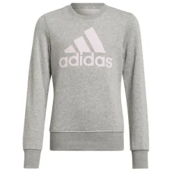 adidas Girls Essentials Big Logo Sweatshirt in Grey