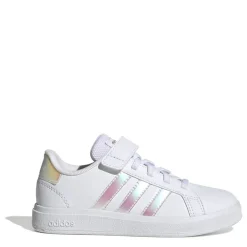 adidas Grand Court Trainers Child Girls in White