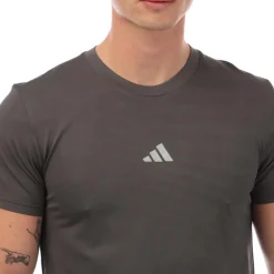 adidas Gym+ Seamless T-Shirt in Grey