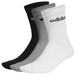 adidas Half Cushioned Crew 3 Pack Socks in Multi