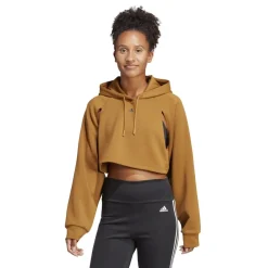 adidas Hiit Hoody in Brown