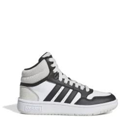 adidas Hoops 3.0 High Top Trainers Boys in White