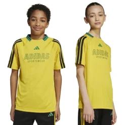 adidas House Of Tiro T-Shirt Juniors in Yellow