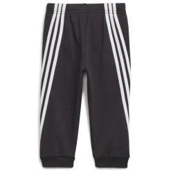 adidas Infant Future Icons 3-Stripes Jogger Set in Black-White