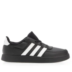 adidas Junior Breaknet Lifestyle Court Lace Trainers in Black