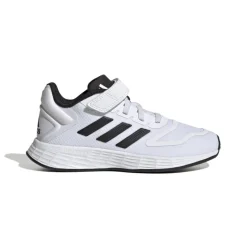 adidas Junior Duramo 10 Running Shoes in White Black