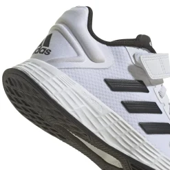 adidas Junior Duramo 10 Running Shoes in White Black