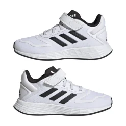 adidas Junior Duramo 10 Running Shoes in White Black