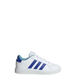 adidas Junior Grand Court 2.0 Trainers in White blue